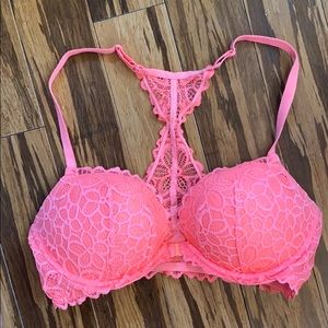 Pink bra